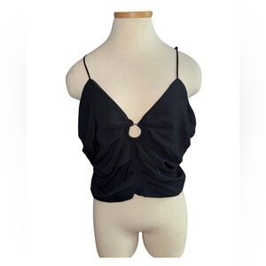 Abercrombie and Fitch Black Women's Top Size XL